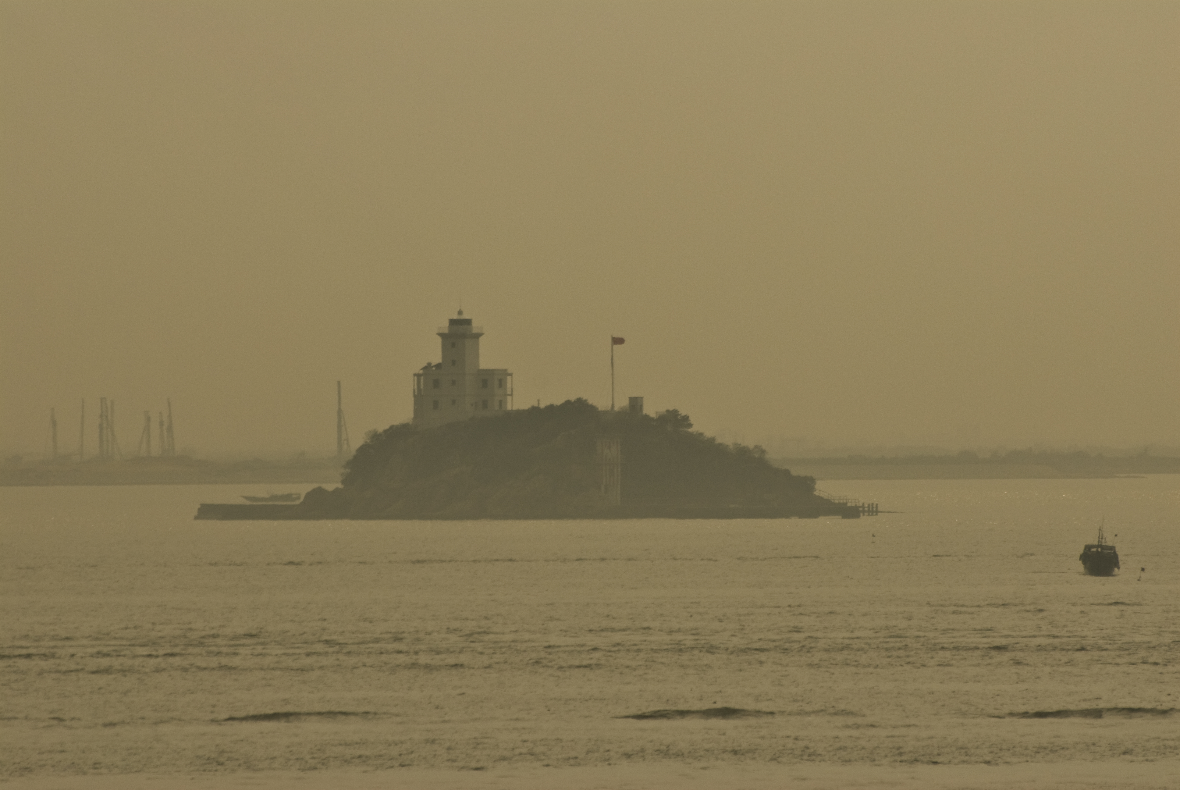 Pearl River Delta Lighthouse, Guangzhou, China — March 2008