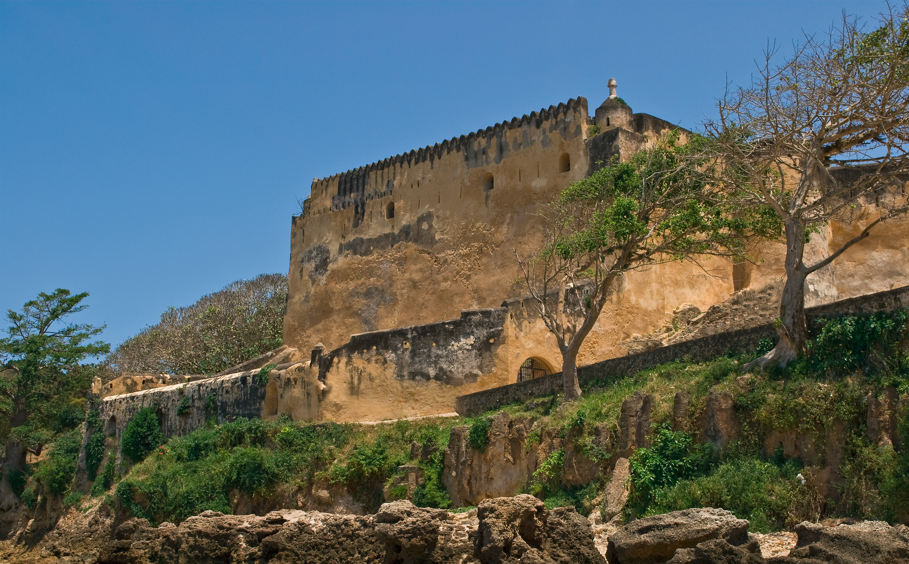 Fort Jesus from the water — Mombasa, Kenya, 2009