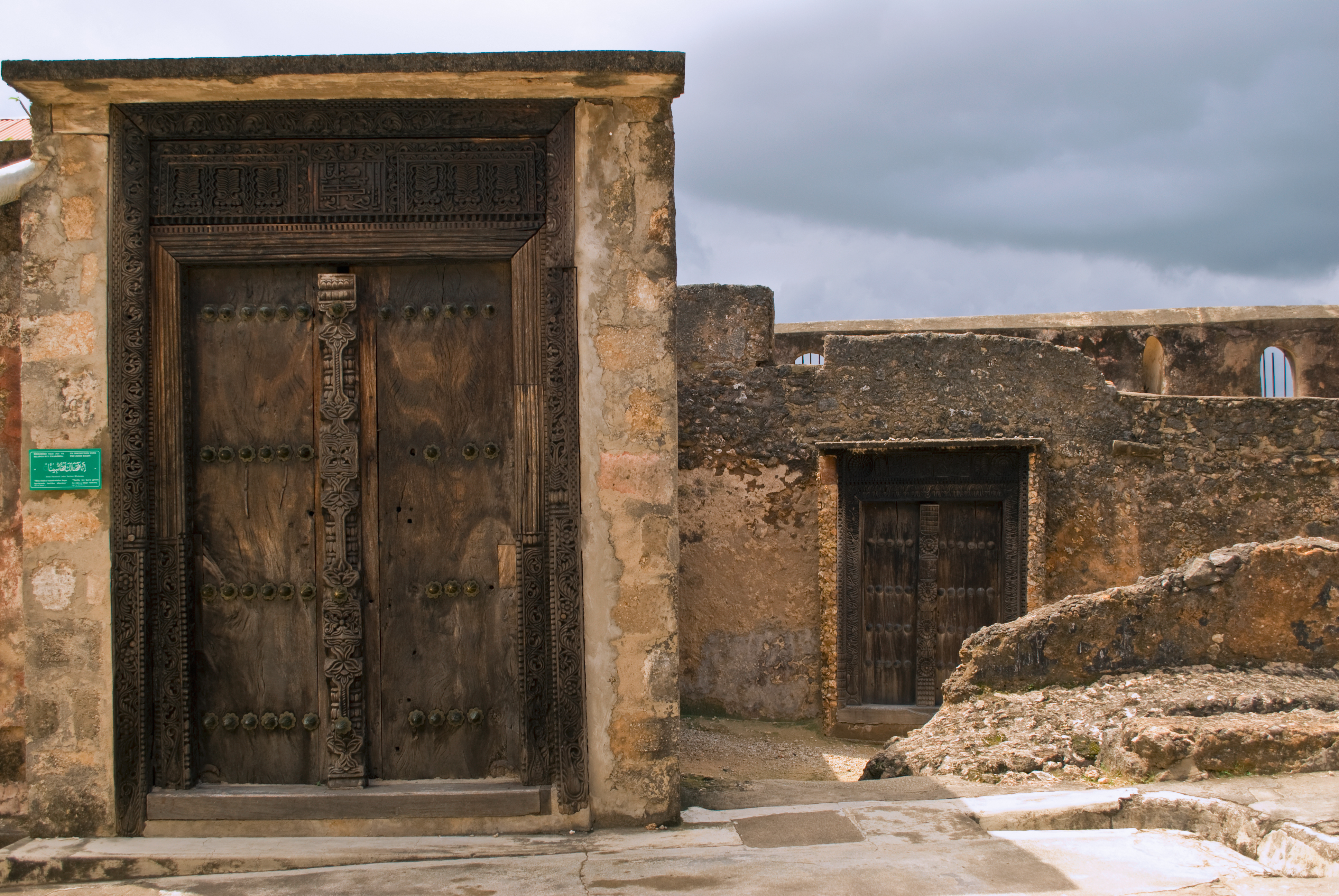 Fort Jesus, Muslim door — Mombasa, Kenya, 2009