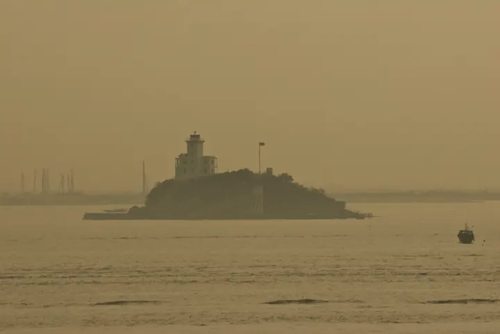 Pearl River Delta Lighthouse, Guangzhou, China — March 2008