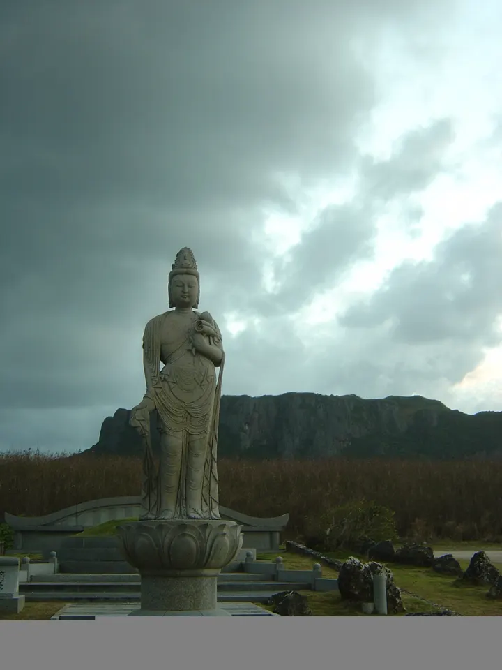 Buddha at Suicide Cliff, Saipan